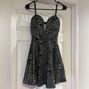 Lace Tea Cup Style Party Dress